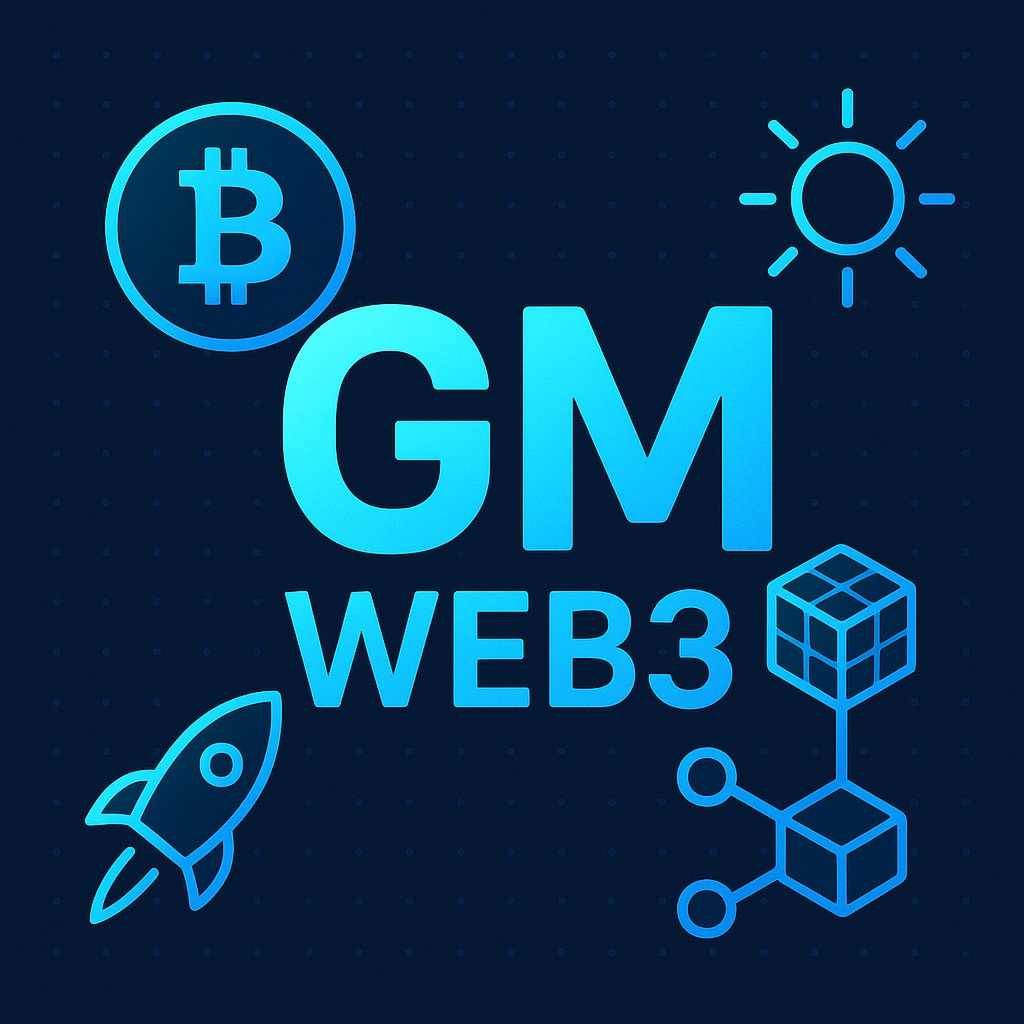 Mbash321's tweet image. 🌞 GM Web3 fam!
Another day to build, connect, and grow 🚀
What are you working on today? #Web3 #GM