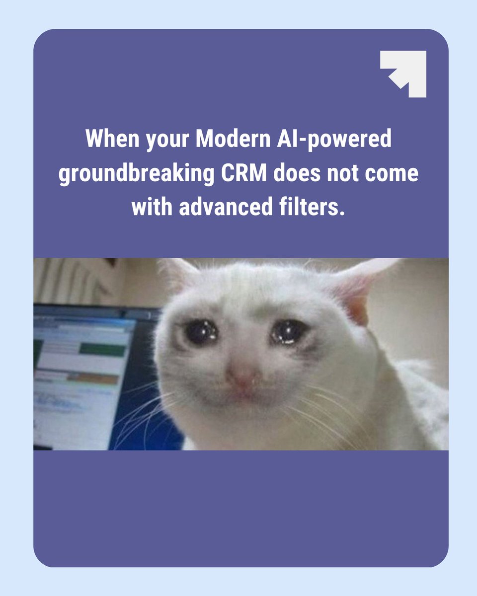 AICorefactors's tweet image. Are you handling a slick CRM software, but with basic filters?

Switch to Corefactors to get advanced filters
Book a Demo today 👇
corefactors.ai/schedule-demo

#advancedfilters #CRM #automation #AICRM #RevOps #productivity