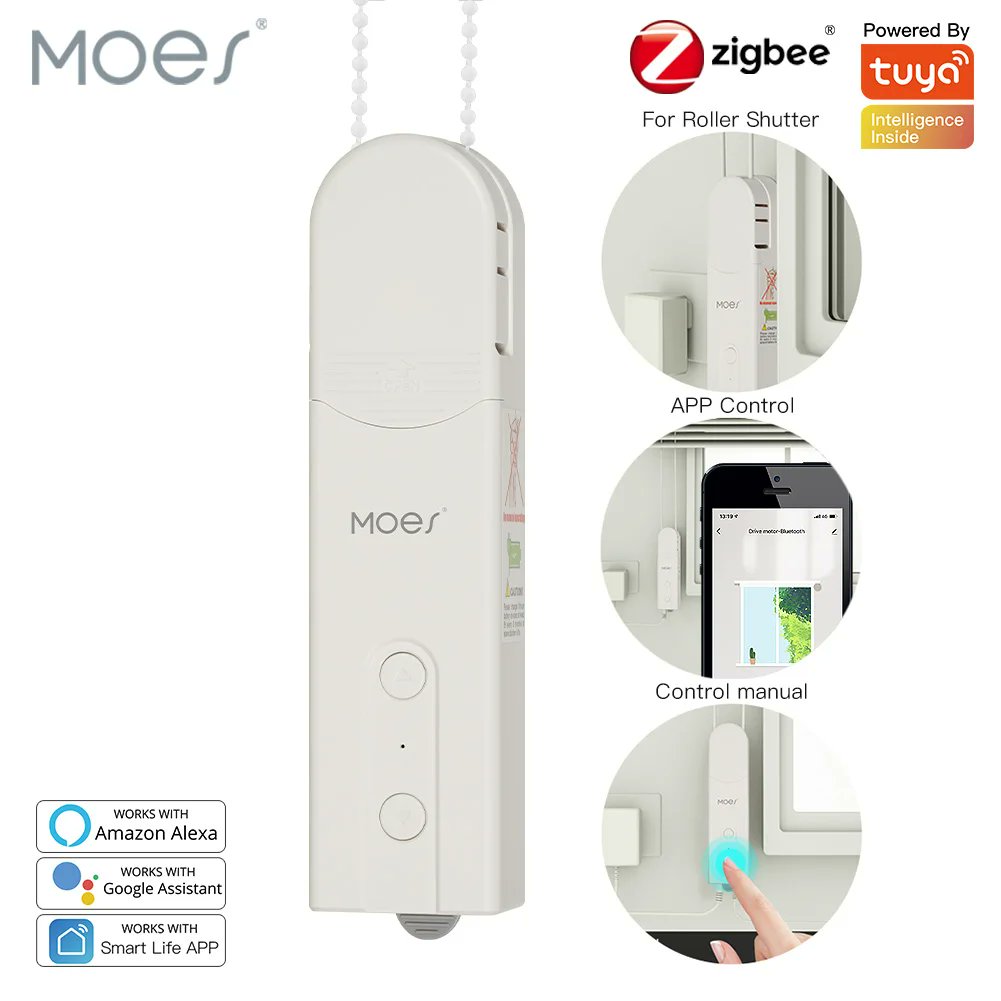 LubopsEvgen's tweet image. ZigBee Tuya Smart Motor for Roller Blinds
s.click.aliexpress.com/e/_oFNQEbF
Automate loop-chain blinds via ZigBee motor. App/voice control (Alexa, Google), timers, battery powered, supports Tuya Smart Life. Hub required.
#tuya #ZigBee2MQTT