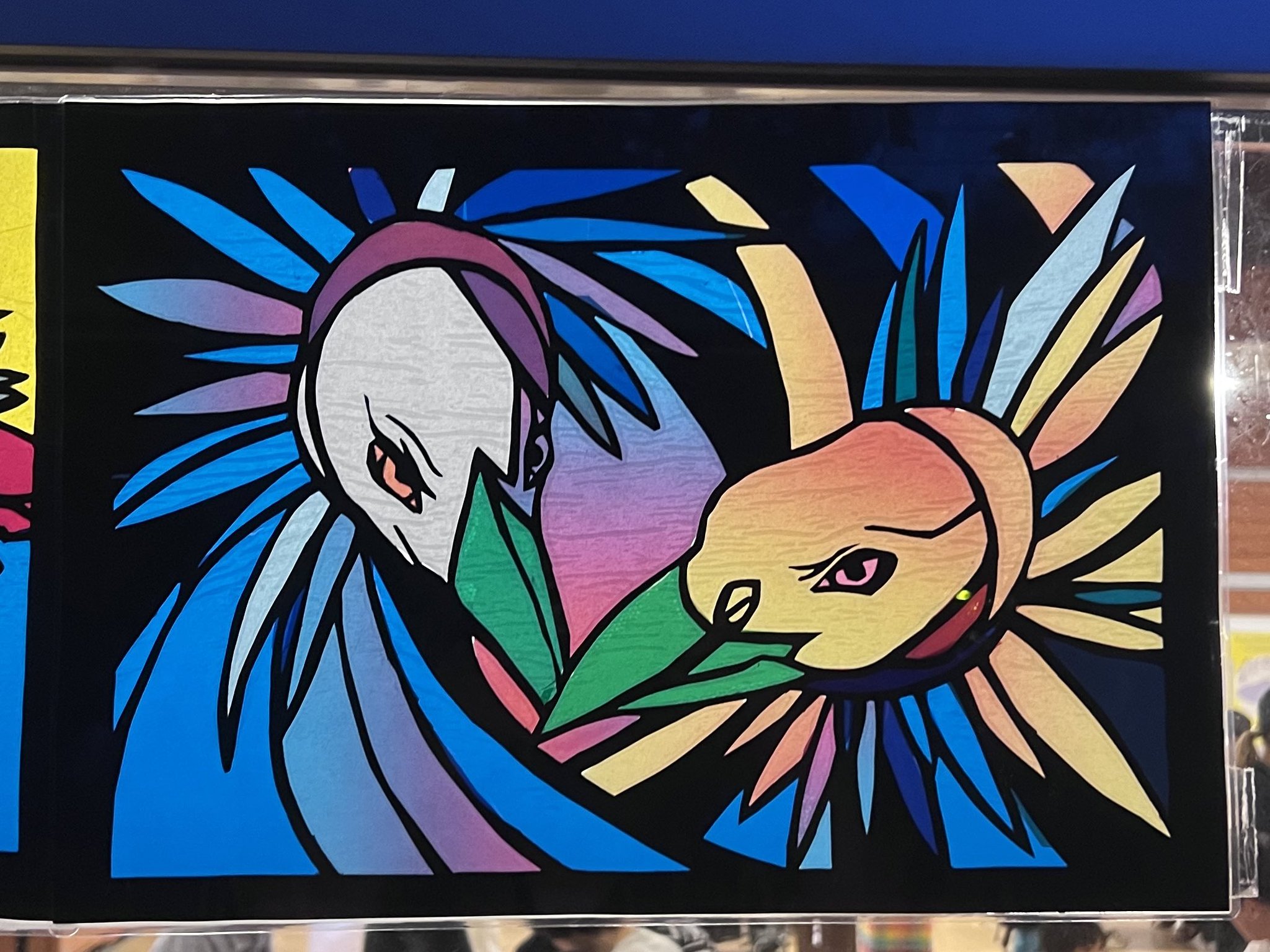 ステンドグラスアート 展示会4日目、初めましての方、また来てくださった方、わざわざ