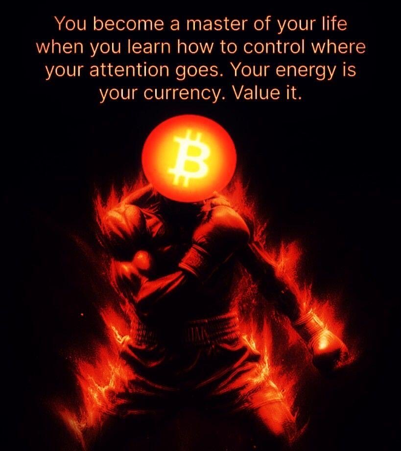 Your energy is your currency!