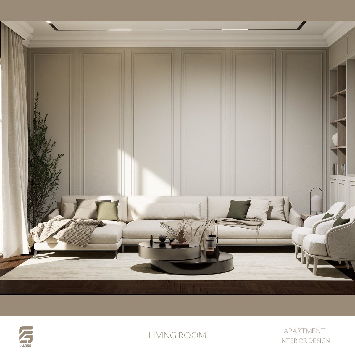 arch_frs's tweet image. I’m excited to share one of my recent interior design projects, designed for a valued client. This project blends classical design with modern elements, offering a balanced vision that combines beauty and functionality.

#InteriorDesign #arhitecture #عمارة #معماري #تصميم_داخلي