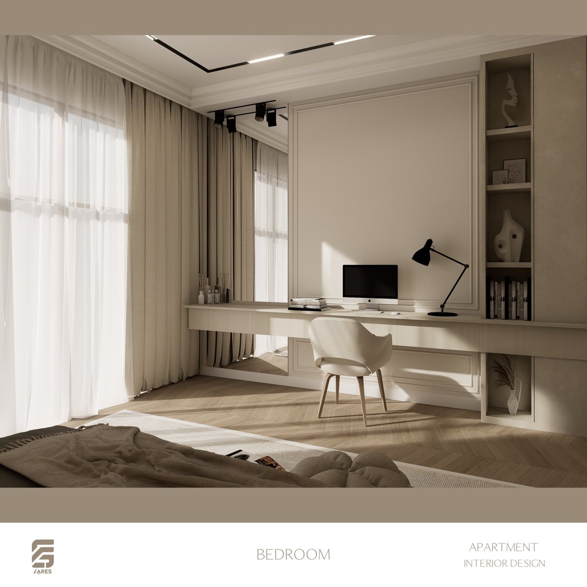 arch_frs's tweet image. I’m excited to share one of my recent interior design projects, designed for a valued client. This project blends classical design with modern elements, offering a balanced vision that combines beauty and functionality.

#InteriorDesign #arhitecture #عمارة #معماري #تصميم_داخلي