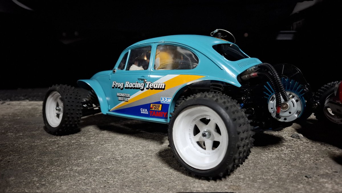 PG3110akiho's tweet image. DT-04
ホイール新調😍クローム良い！
DT-03
ボールデフ投入！
明日はコイツらも積んでいきます💪
#SWRC