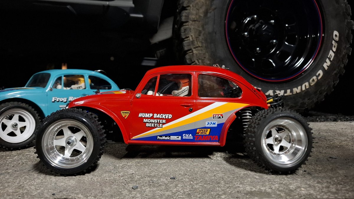 PG3110akiho's tweet image. DT-04
ホイール新調😍クローム良い！
DT-03
ボールデフ投入！
明日はコイツらも積んでいきます💪
#SWRC