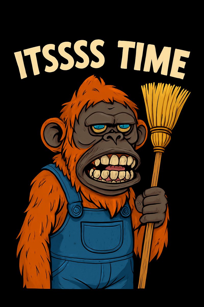 Gm Legends Get out ya Brooms Itssss Time for some Sweeping this Saturday!
Alpha, Banter Giveaways and more! 
Discords: discord.gg/yFyErCkAyG
Some Epic UFC later on Too 👀 
<a href="/AbsurdArtApes/">Absurd Apes (1%)</a> We Absurd Expect Us