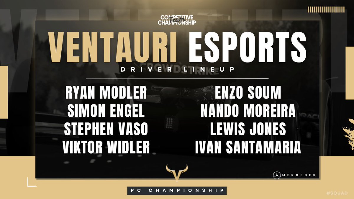 Esports Masters League (@eml_f1) on Twitter photo Here is the <a href="/VentauriVNT/">VENTAURI</a> Squad for Season 5οΈβ£ of the PC Championship π‘
<a href="/GridFinder/">Grid Finder | Sim Racing</a> <a href="/PivotMediaGG/">Pivot Media</a> <a href="/vsetupengineer/">Virtual Setup Engineer</a> <a href="/LeagueRacingTV/">League Racing TV π¦</a>
#F125 #CTC Here is the <a href="/VentauriVNT/">VENTAURI</a> Squad for Season 5οΈβ£ of the PC Championship π‘
<a href="/GridFinder/">Grid Finder | Sim Racing</a> <a href="/PivotMediaGG/">Pivot Media</a> <a href="/vsetupengineer/">Virtual Setup Engineer</a> <a href="/LeagueRacingTV/">League Racing TV π¦</a>
#F125 #CTC