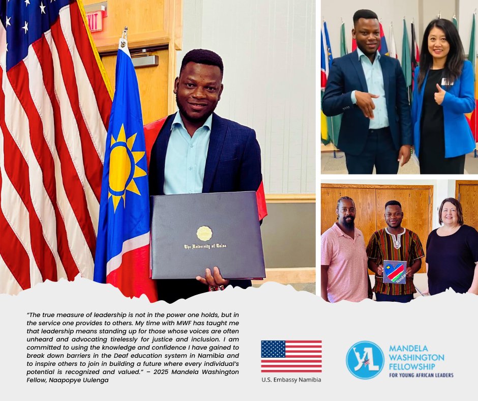 🇺🇸🇳🇦 “The true measure of leadership is not in the power one holds, but in the service one provides to others. My time with MWF has taught me that leadership means standing up for those whose voices are often unheard and advocating tirelessly for justice and inclusion. I am