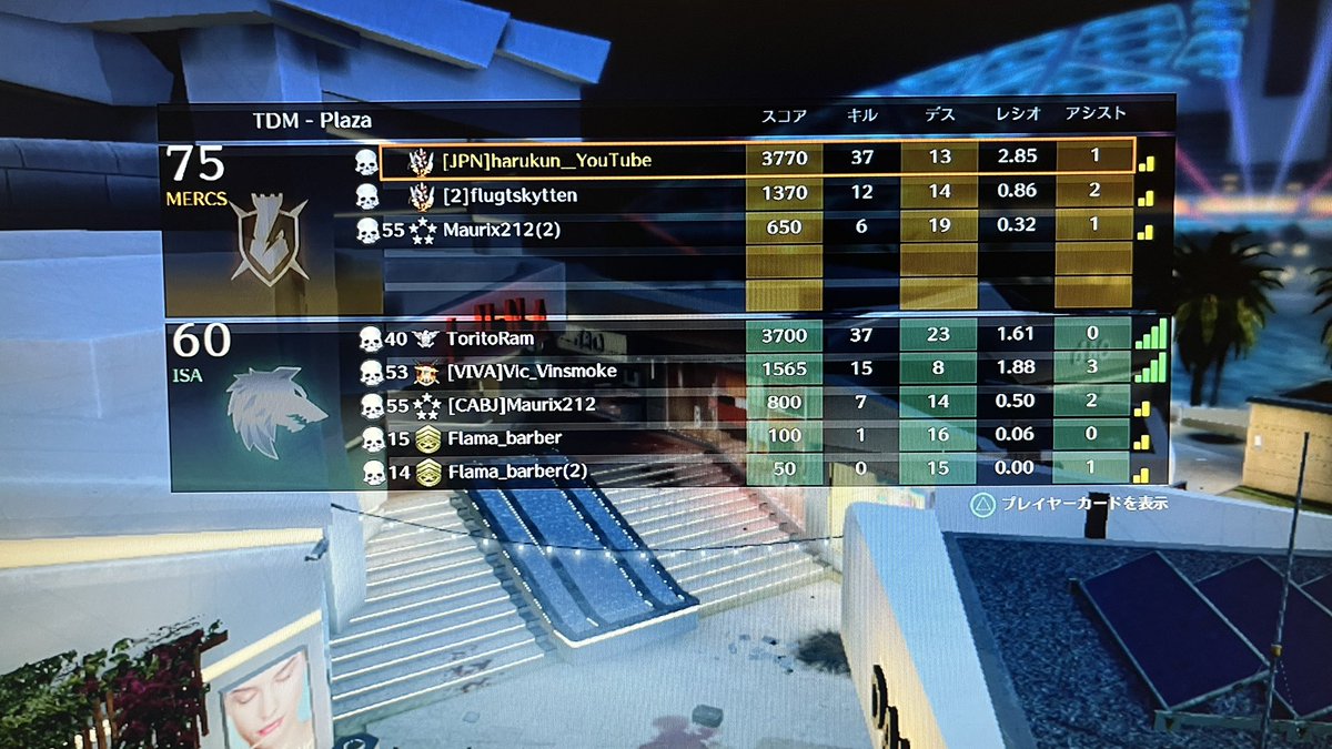 Galasan_taiko75's tweet image. 久々のbo2で無双したった！
40キルは行きたかったが途中参加（敵の1位）してきた人も無双しまくってて辿りつけなかった

#CODBO2