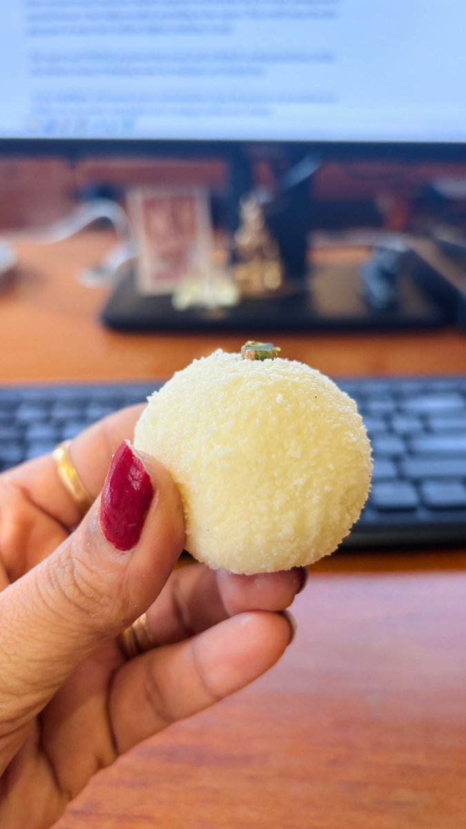 Quote with something in your hand.