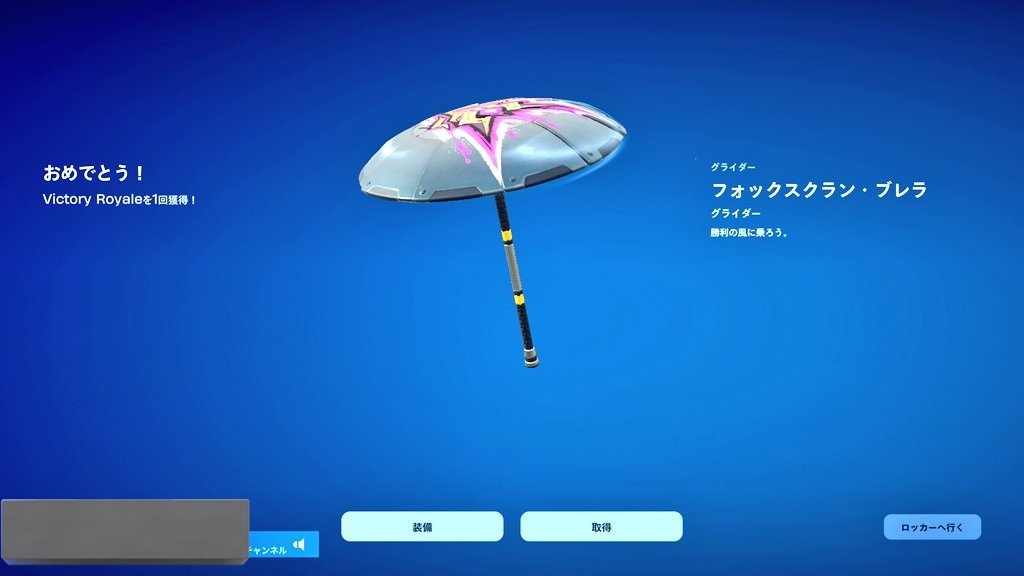 あ、そういえば先日ビクロイ傘ゲットしました🥳