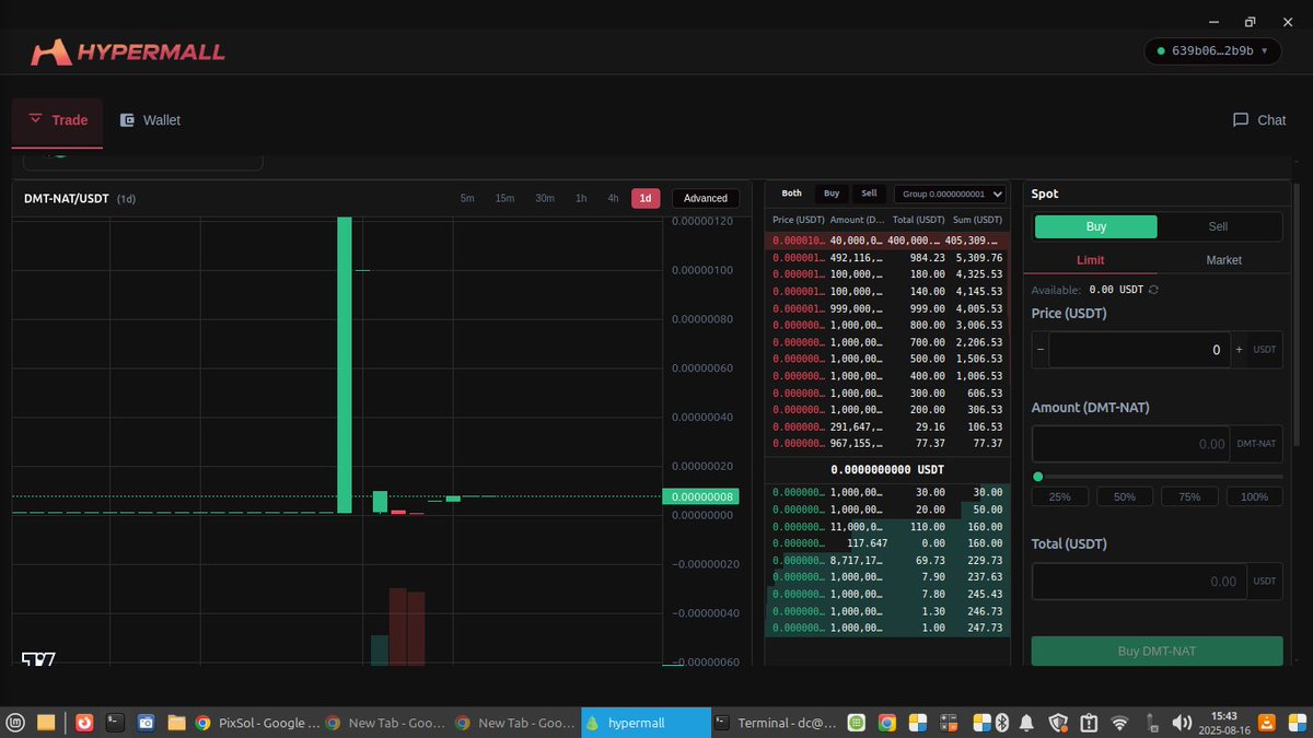 Dushyant || #BITMAP 🟧 || UNAT|| DMT| (@cryptomylyf) on Twitter photo Those Bid/Ask panels r so tightly packed dat I gave up on the idea of buying $NAT on @Hypermall. You can’t even tell what’s what. Also, the panels are non-expandable. And what do the SUM and TOTAL columns mean there?
<a href="/tap_protocol/">TAP Protocol</a>
<a href="/iman_blockrun/">iman</a> <a href="/TheBlockRunner/">ᴛʜᴇ ʙʟᴏᴄᴋ ʀᴜɴɴᴇʀ Podcast | 91.bitmap 🟧</a>
<a href="/TracNetwork/">Trac Network</a> Those Bid/Ask panels r so tightly packed dat I gave up on the idea of buying $NAT on @Hypermall. You can’t even tell what’s what. Also, the panels are non-expandable. And what do the SUM and TOTAL columns mean there?
<a href="/tap_protocol/">TAP Protocol</a>
<a href="/iman_blockrun/">iman</a> <a href="/TheBlockRunner/">ᴛʜᴇ ʙʟᴏᴄᴋ ʀᴜɴɴᴇʀ Podcast | 91.bitmap 🟧</a>
<a href="/TracNetwork/">Trac Network</a>