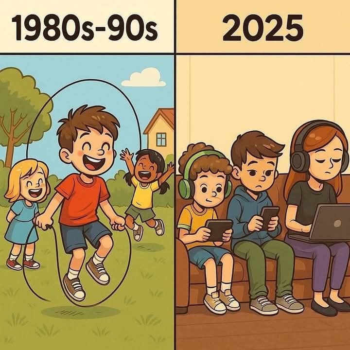 tweetsofpradeep's tweet image. Three of us got our first mobile phone in 2006 from our grandma&apos;s pocket money. We got scolding from grandpa 4 getting mobile. It was considered luxury. Today, my 5 yr old son is asking me to unlock a game level.4 yr old daughter is watching reels. #TechGeneration