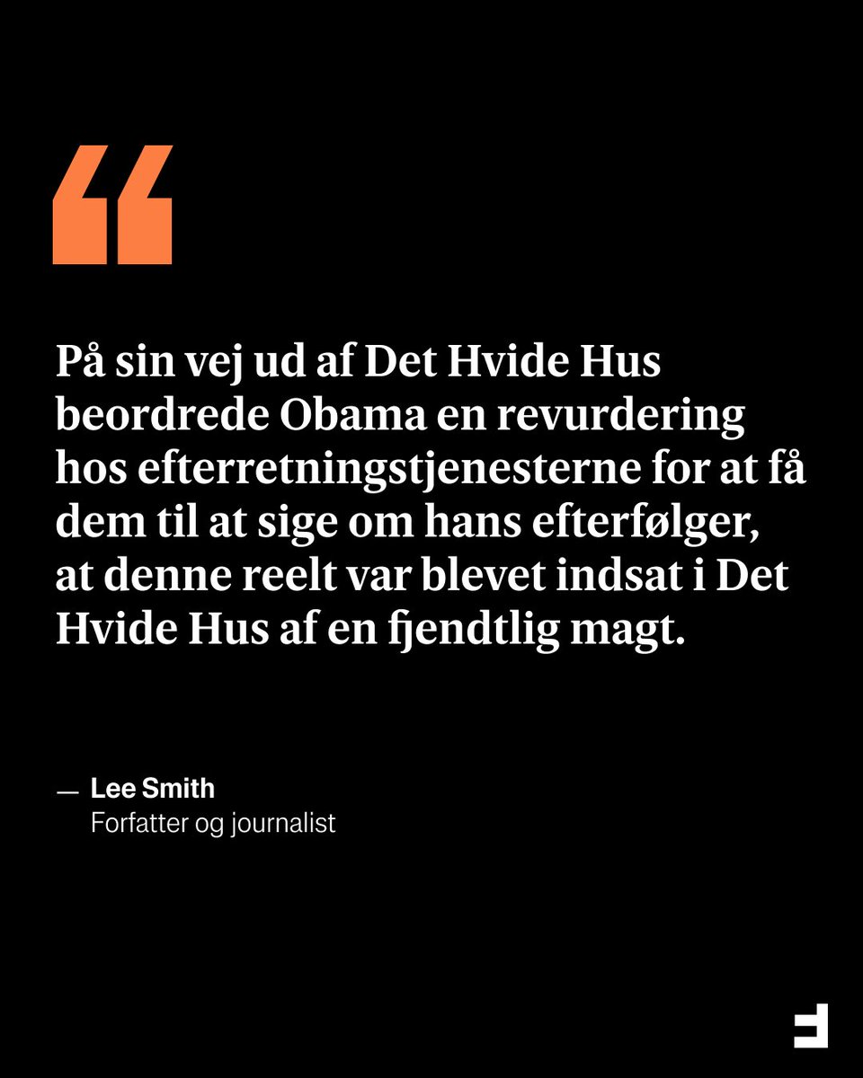 Frihedsbrevet (@frihedsbrevet) on Twitter photo Barack Obama “underminerede Trumps legitimitet, splittede landet i to og satte amerikanere op mod hinanden”.
Sådan lyder dommen fra den amerikanske forfatter og journalist Lee Smith, der mener, at det er en misforståelse, at Trump skulle være ansvarlig for splittelsen i USA – Barack Obama “underminerede Trumps legitimitet, splittede landet i to og satte amerikanere op mod hinanden”.
Sådan lyder dommen fra den amerikanske forfatter og journalist Lee Smith, der mener, at det er en misforståelse, at Trump skulle være ansvarlig for splittelsen i USA –