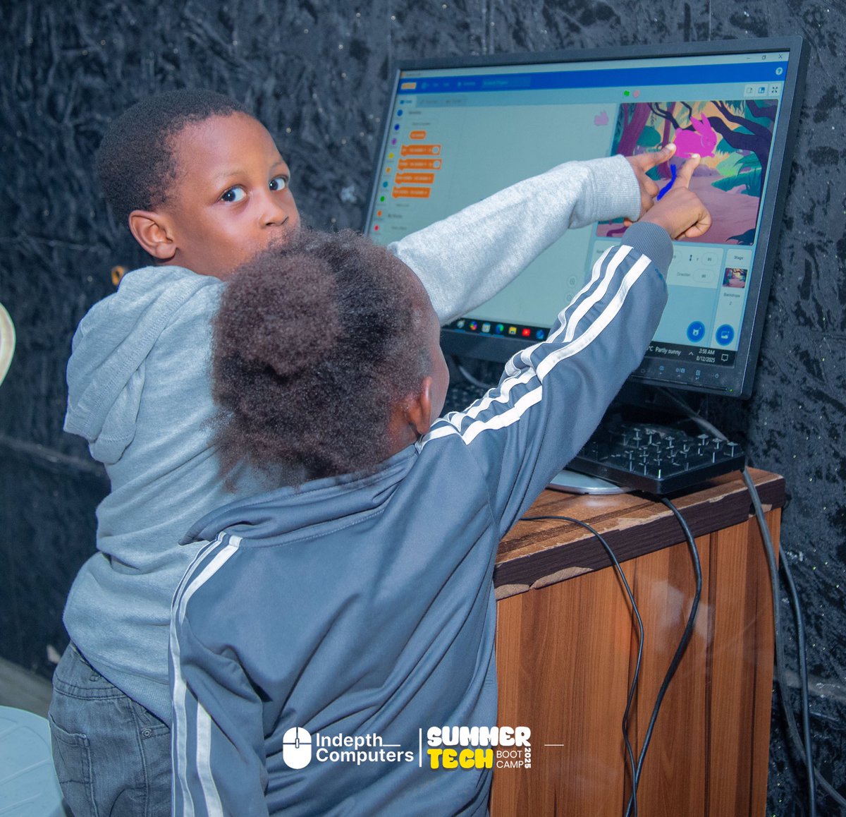 Indepthcomputer's tweet image. From assembling circuits to showcasing their creations, our robotics class brings imagination to life. 🤖✨
Just one of the many perks of creativity at In-depth Computers. 
#techkids #indepthcomputers