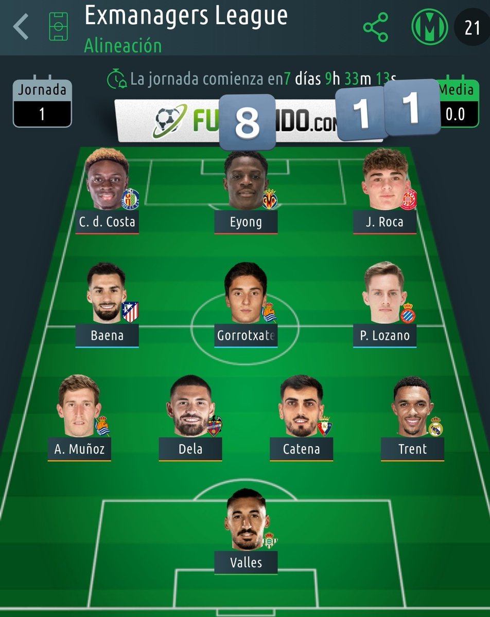 Dime cosas Bielsa!! 

El ojeador fantasy 👀

Le toca a Coba y la siguiente jornada me roban a todos, 1-2M pagué 😂