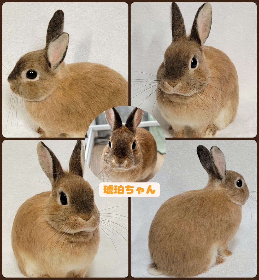 羊毛フェルト　野うさぎ　野ねずみ　木苺の森工房初夏のすずらんの小路 のりくま𓂃 𓈒𓏸◌‎羊毛フェルト on X: 