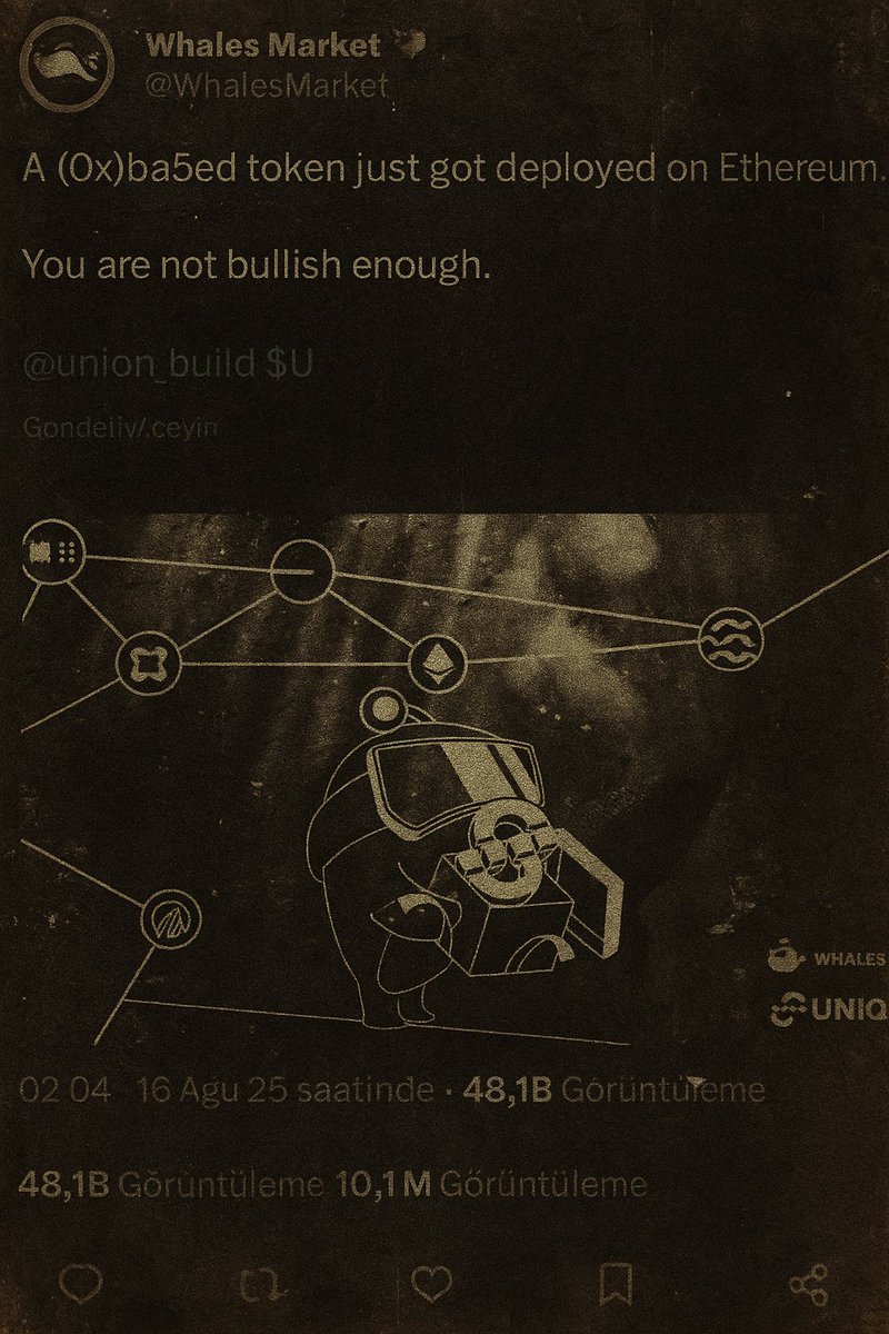zkgm fam ❤
Depth is not just darkness; it is where connections are born. <a href="/union_build/">Union</a>
Union doesn’t get lost in the surface noise  it builds the invisible bonds beneath.
<a href="/0xkaiserkarel/">0xkaiserkarel.union</a>
Today, a new mark was carved into Ethereum’s veins.
From Arbitrum to other networks, the lines