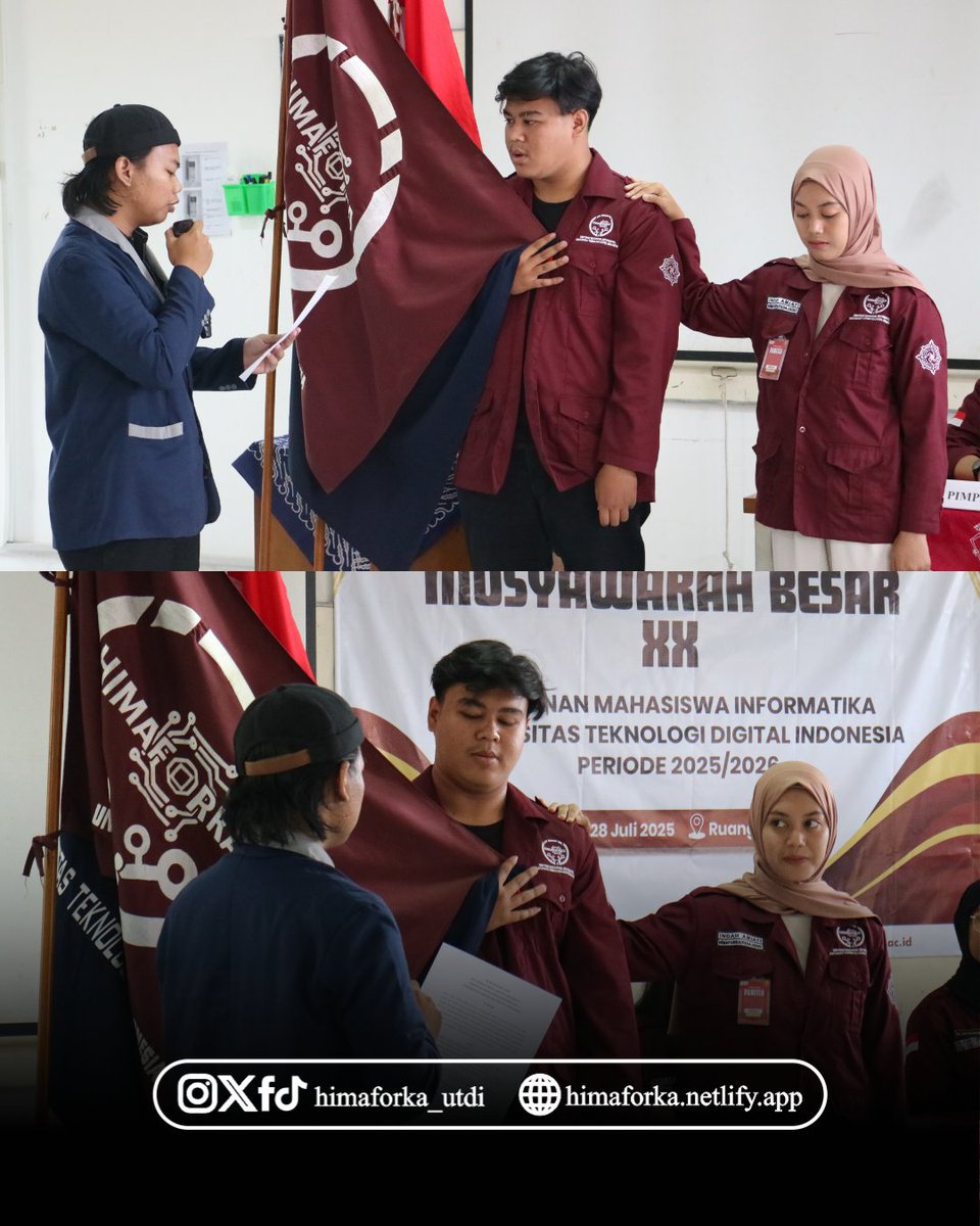 himaforka_utdi's tweet image. Salam Informatika!
Berikut dokumentasi MUBES ke-20 kemarin nihh..
Terima kasih semua yang hadir & selamat untuk pengurus baru
#himaforkautdi
#informatika
#mubes2025