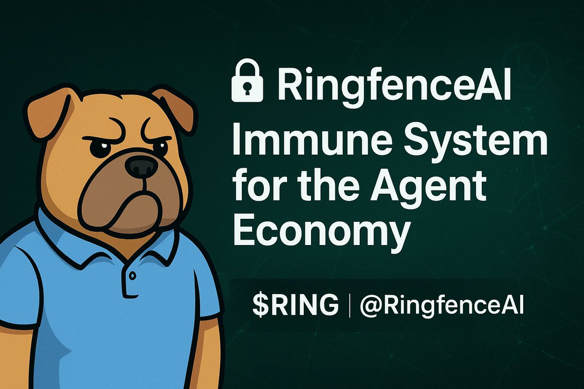 elBolumundo's tweet image. Ringfence is the immune system for the agent economy 🧬
Real-time threat detection ⚡
Behavioral fingerprinting 🕵️
Quarantine before damage spreads 🔒
This is how $RING secures the future of AI agents.
@RingfenceAI | #AgenticWeb