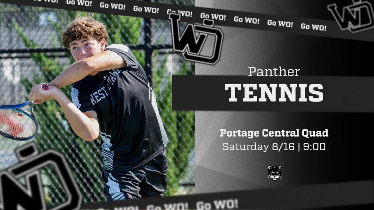 Panther tennis takes the court today for its first event of the 2025 season! Excited to see the boys in action! GO WO! <a href="/wopanthers/">West Ottawa Panthers</a> <a href="/WestOttawaHS/">West Ottawa HS</a>