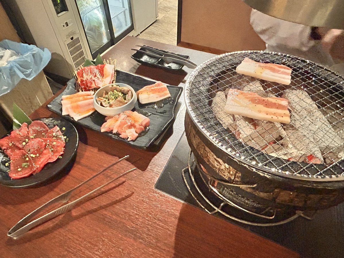 打ち上げの焼肉
withフナさん