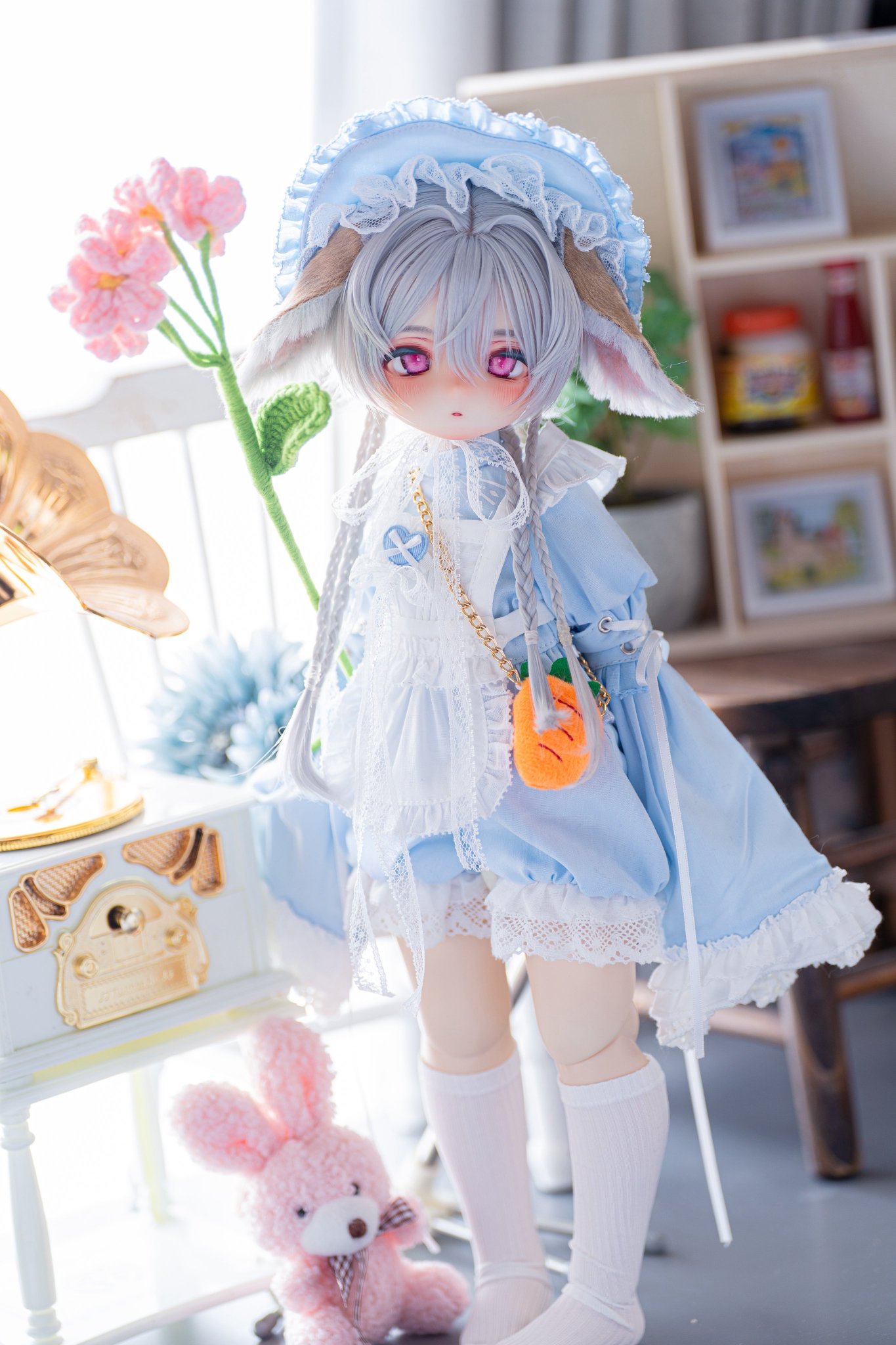 Kumaさん専用オルゴナイトクマさんバタフライNo.Ｄ-382 クマさんキャンドル キャンドル・キャンドルホルダー paume