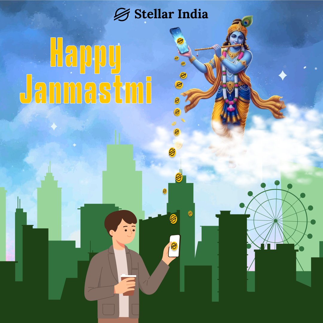 Happy Janmashtami🍯

From the tales of Krishna’s wisdom to the code of decentralisation - we celebrate the spirit of creativity and freedom

In this digital era, we’re building a borderless, decentralised future

Let’s keep dreaming, coding and innovating for a brighter Bharat
