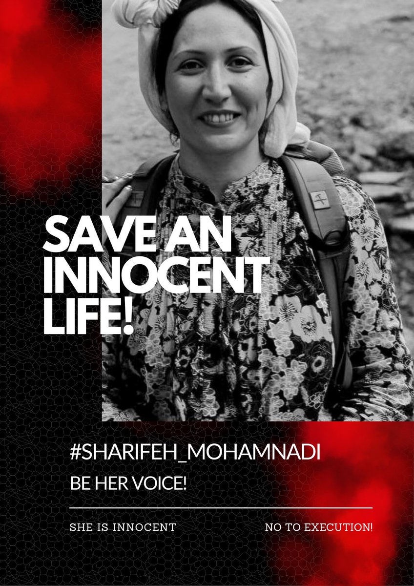 Sharifeh Mohammadi, a labor rights activist in Iran, has once again been sentenced to death. Her only ‘crime’ was defending workers’ rights. This unlawful sentence highlights the ongoing assault on human rights and justice in Iran.
#SharifehMohammadi #StopExecutionsIran