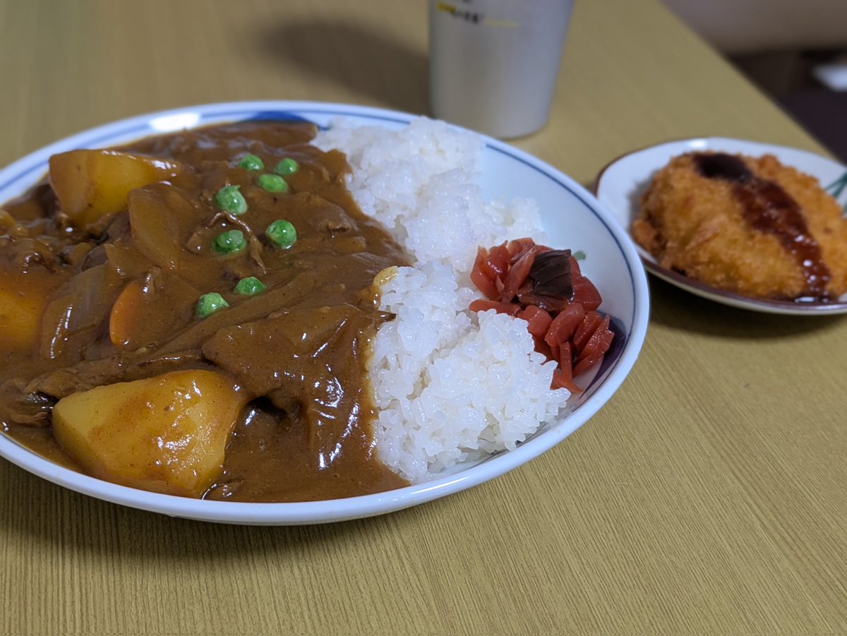 今宵のカレーライスは一味違うぜよ