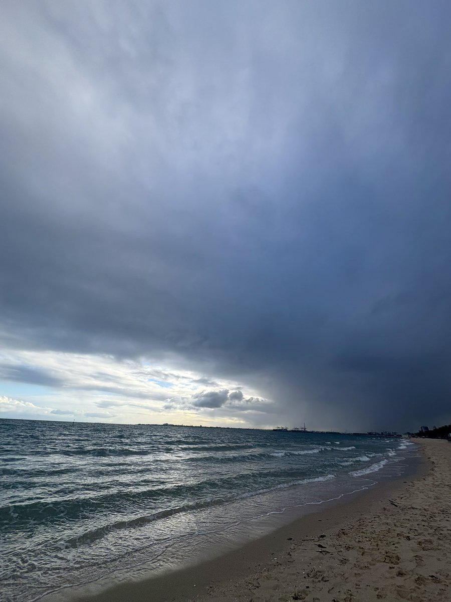 Cold and about to get wet