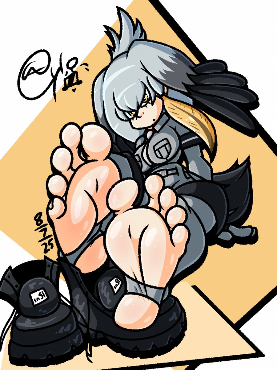 [8/7/25] Shoebill sure is lacking in the shoe department eh? Heheh, my half of an art trade with the wonderful <a href="/Az3D_/">Az3D🦤 (Comms Open)</a>