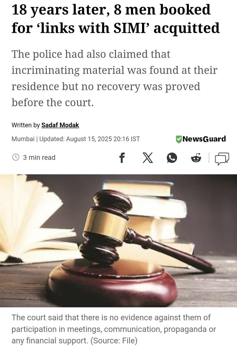 How many more innocent Muslims are still rotting in jail?? 

This is the modus operandi...frame Muslims in fake terror cases, brand them terrorists, destroy their lives, and lock them up for decades!!