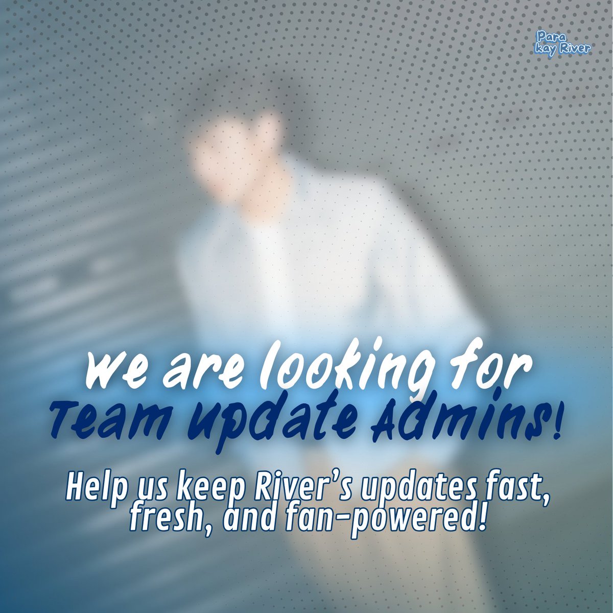 PARA KAY RIVER (@parakayriver) on Twitter photo ARE YOU AN UPDATED, CHRONICALLY-ONLINE FAN OF RIVER? 📱
If you’re the type who spots River in stories before they expire, knows which post dropped first..
You might be exactly who we need! 🌟
Team <a href="/parakayriver/">PARA KAY RIVER</a> is looking for new research admins to help post River’s latest ARE YOU AN UPDATED, CHRONICALLY-ONLINE FAN OF RIVER? 📱
If you’re the type who spots River in stories before they expire, knows which post dropped first..
You might be exactly who we need! 🌟
Team <a href="/parakayriver/">PARA KAY RIVER</a> is looking for new research admins to help post River’s latest