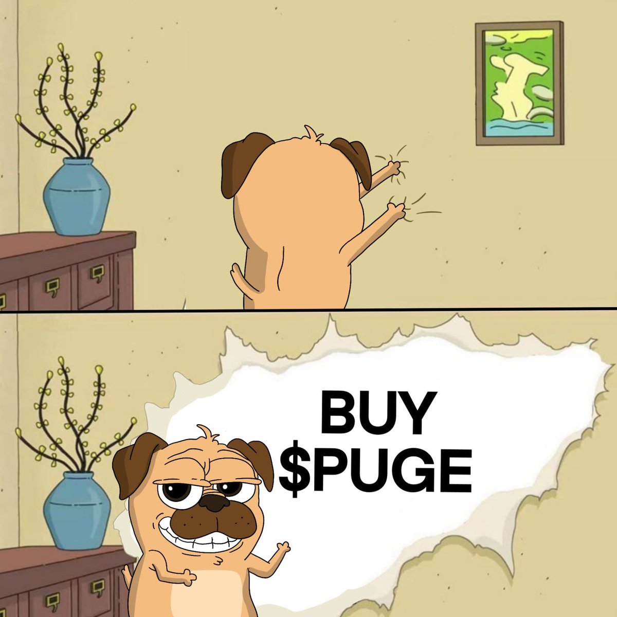 jlwelchmail's tweet image. Buy and hodl $PUGE

@pugecoins