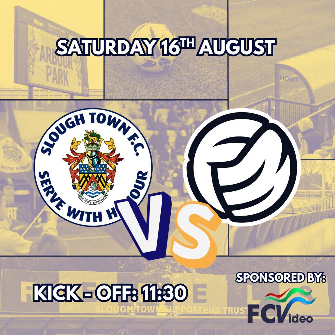GOOOOOD MORNING!

Today is the day that’s been in the works for the last few months. It’s Slough Fans vs the FM Community at Arbour Park.

Kick off 11.30am and the stream should be live around an hour before. (Twitch - WhyCallum)

I cannot wait. It’s going to be a fantastic day.