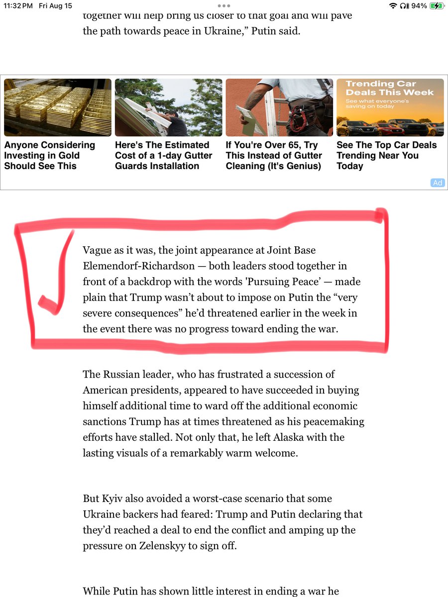 trump is only good at selling those woof tickets running his mouth and copping a pose. He is a sucker, look at this paragraph from the Politico report of his “meeting” with Putin.