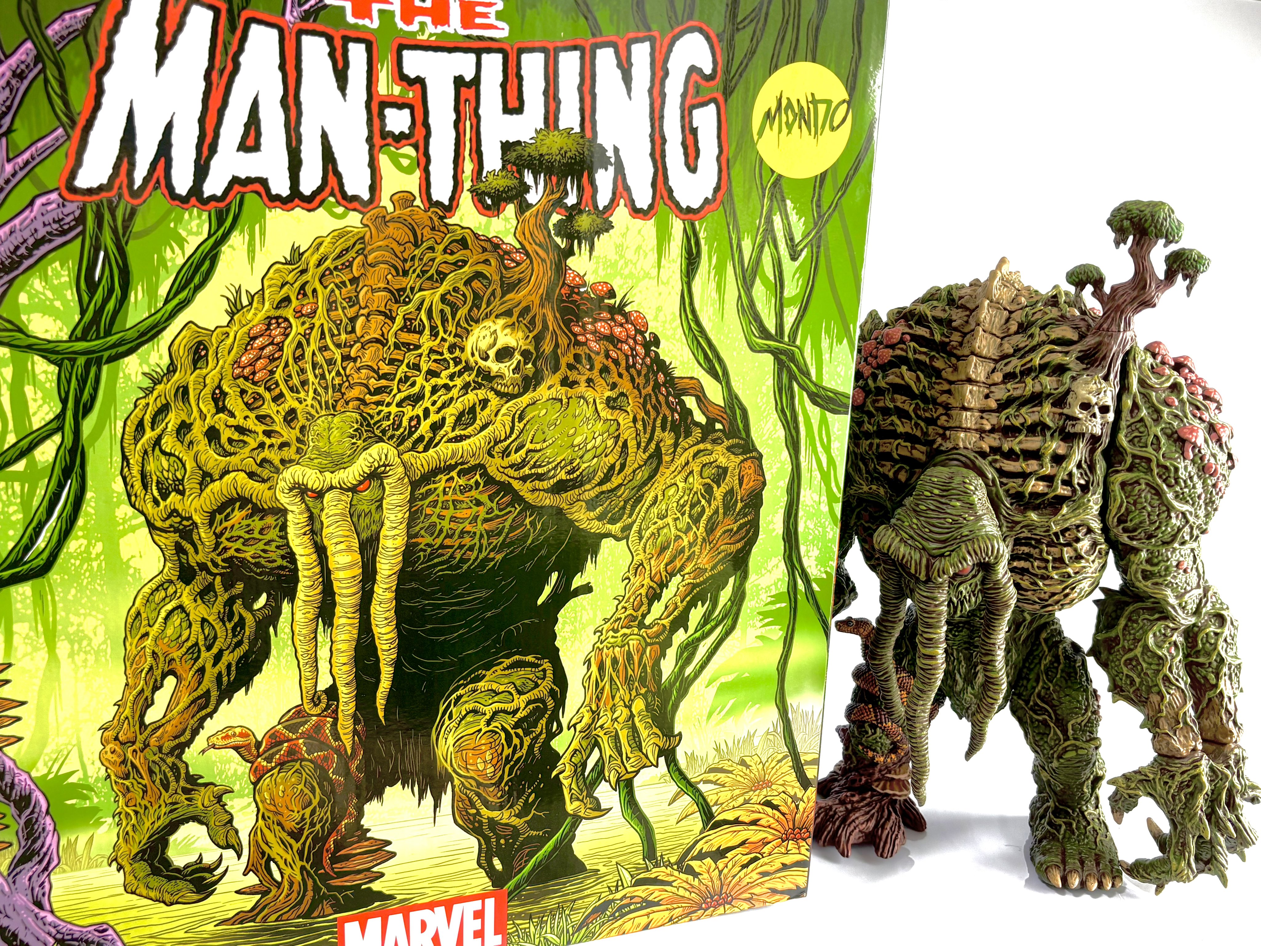 James Groman MAN THING ソフビフィギュア MARVEL The Blot Says: SDCC 2021 First Look: Man-Thing Painted