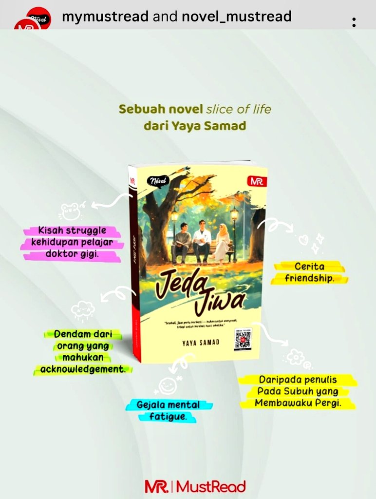 by_am4's tweet photo. Sebuah novel slice of life ✨
Kisah realiti yang dialami pelajar pergigian demi segulung ijazah :)
Nak tahu kisah Arqam?
Meh baca 😆👇🏻
https://t.co/cWycBXikol
#fiksyen #MyMustRead https://t.co/lwhPVPUBJL