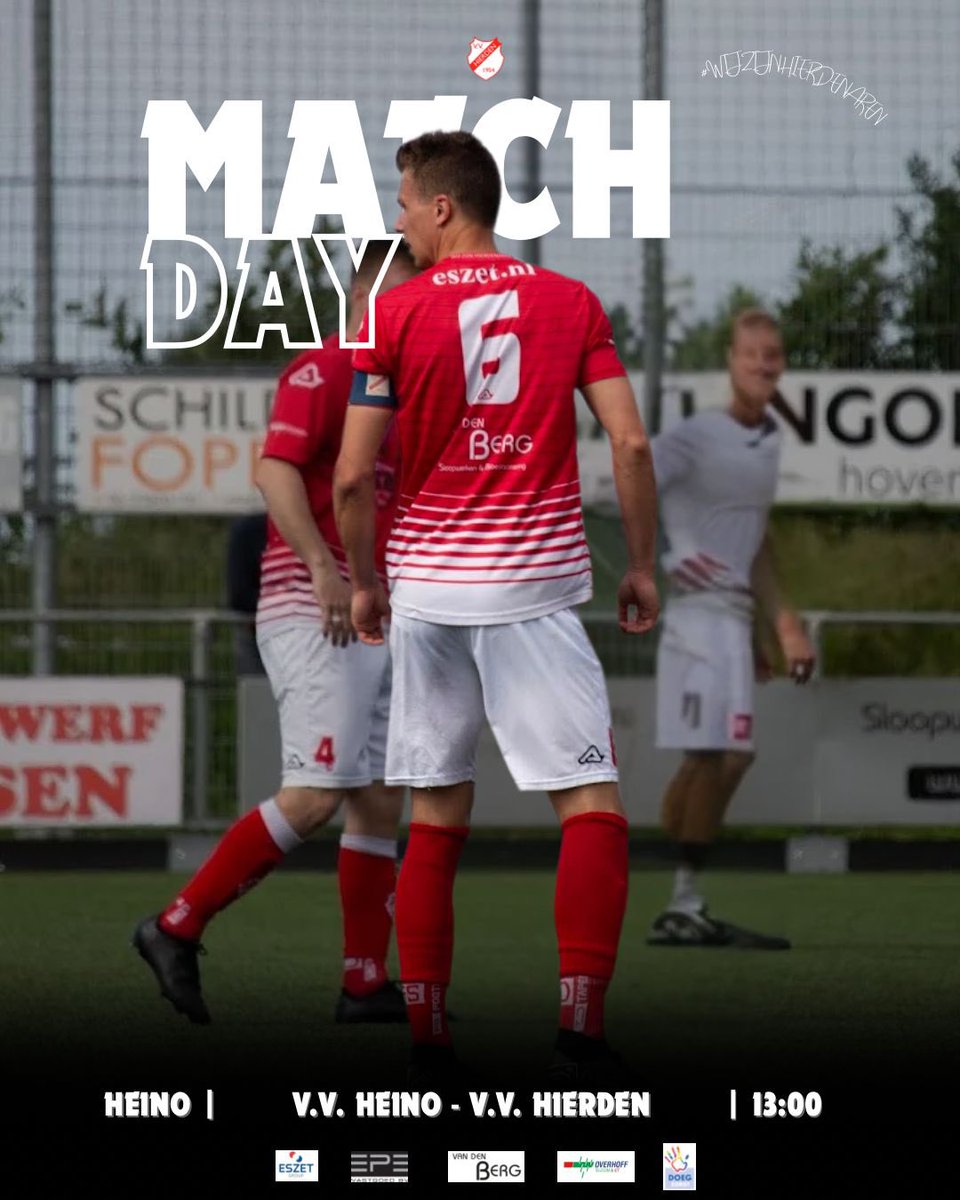 ⚔️ • 𝙼 𝙰 𝚃 𝙲 𝙷 𝙳 𝙰 𝚈
 
Dag twee van het trainingskamp!💪 

Na een succesvolle trainingsdag bij TuS Gildehaus 1906 e.v. is het vandaag tijd de eerste wedstrijd van het nieuwe seizoen! 

v.v. Hierden reist af naar Heino om daar een oefenwedstrijd te spelen tegen