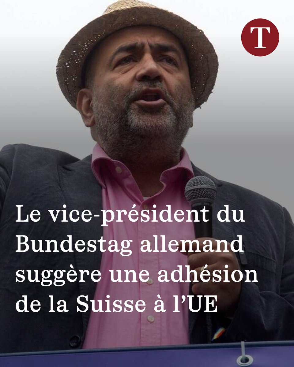 LeTemps's tweet image. Le vice-président du Bundestag allemand suggère une adhésion de la Suisse à l’UE
➡️ l.letemps.ch/ZeU