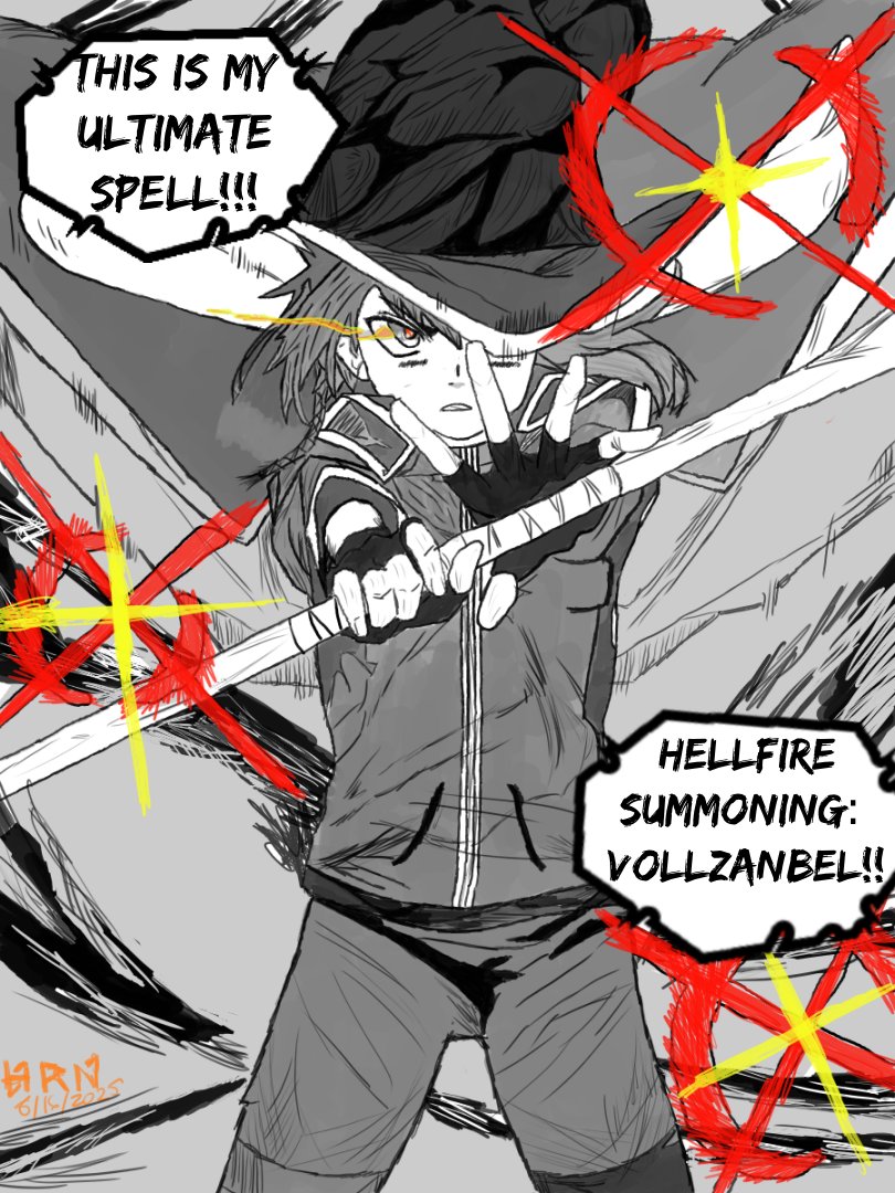 Autumn's Ultimate Spell Cast - 8/16/2025 
Manga Panel Style
A Special Fan Art for Mr. Fish Wizard <a href="/AutumnAkimotoVT/">AutumnAkimoto</a>