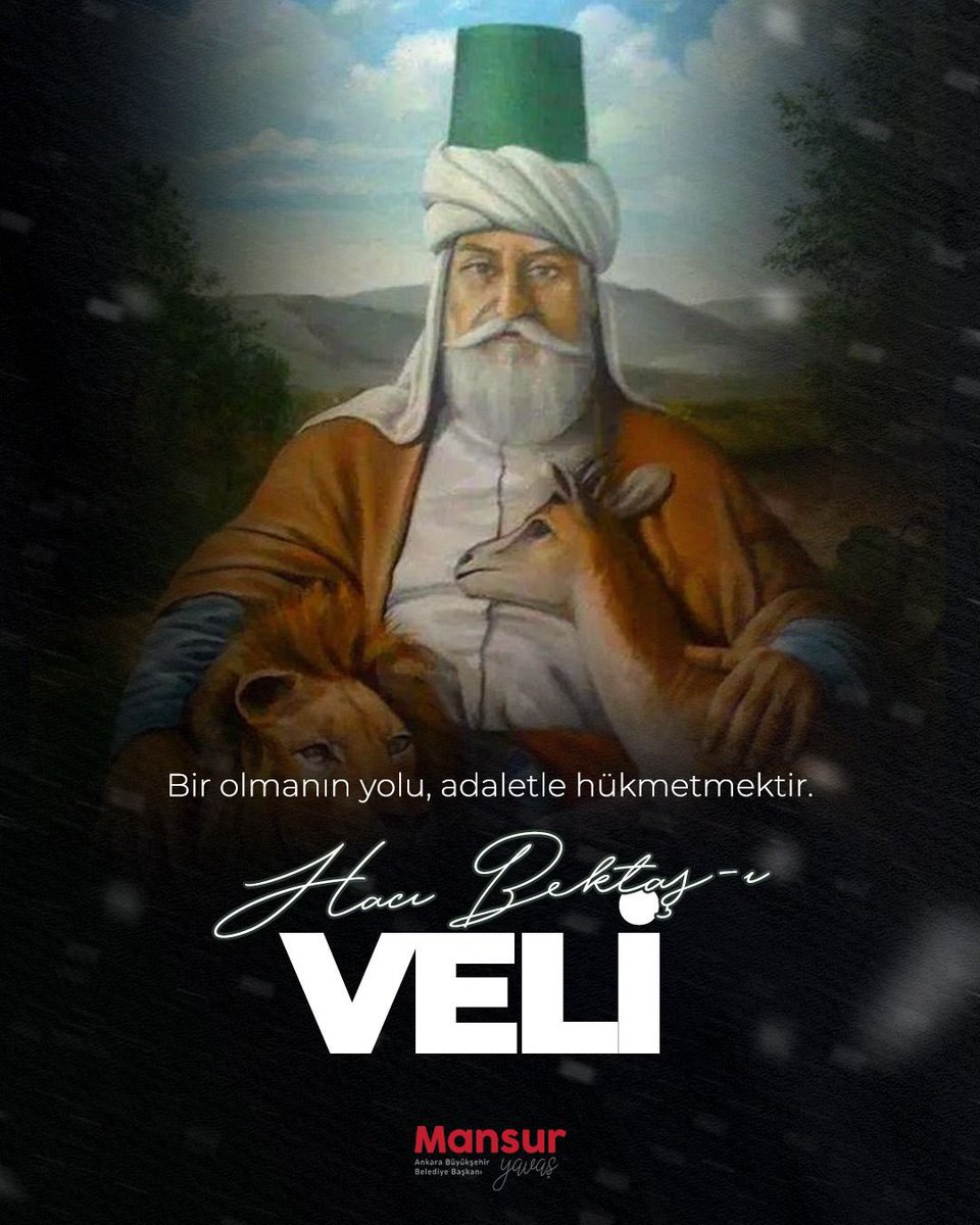 Adaletin olmadığı yerde birlik olmaz; sevgi ve kardeşlik ise ancak adaletle yeşerir.
Yüzyıllar önce bize bu gerçeği öğütleyen Hacı Bektaş-ı Veli’nin sözleri, bugün de yolumuzu aydınlatıyor.
Kimseyi ayırmadan, hakkı gözeterek, sevgiyi büyütmenin mücadelesini sürdüreceğiz.

Hacı