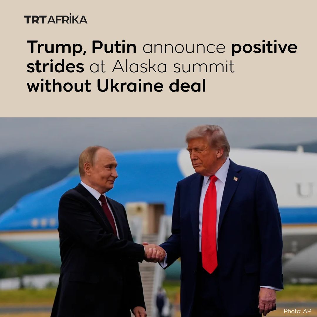 Russian President Vladimir Putin has urged Ukraine and European capitals not to "create any obstacles" to progress made with US President Donald Trump at Alaska summit, saying an "understanding" had been reached that could pave the way for peace in Ukraine
trt.global/afrika-english…