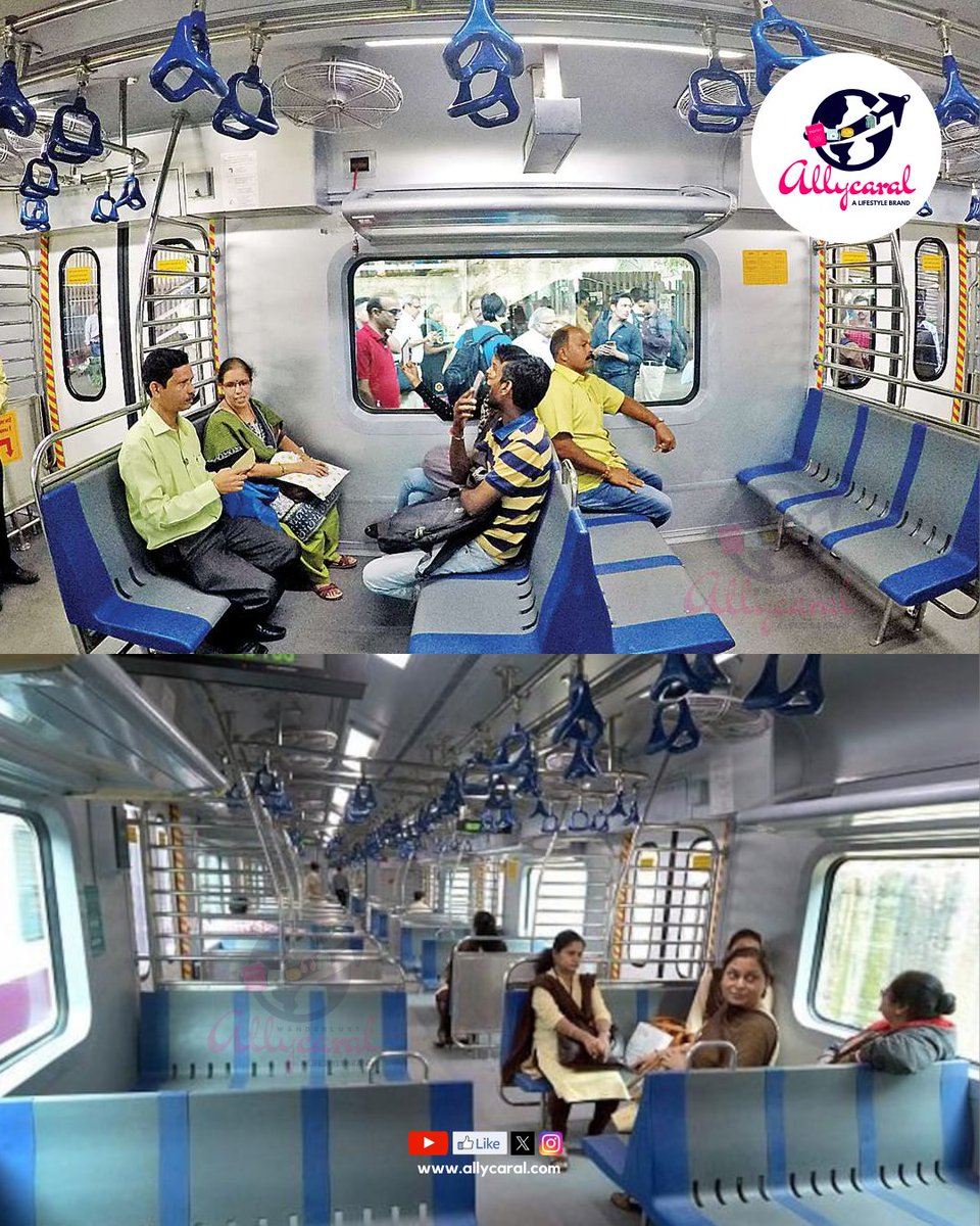 allycaralgoa's tweet image. 🚆 Cushioned seats, infotainment &amp;amp; 130 kmph speed!
 Mumbai to get 238 new metro-style AC local trains in 3 years under MUTP-3 &amp;amp; 3A.
 No fare hikes promised.

 Details on: allycaral.com/2025/08/16/mum…

 #MumbaiLocal #ACLocals #MRVC #UrbanTransport #DevendraFadnavis