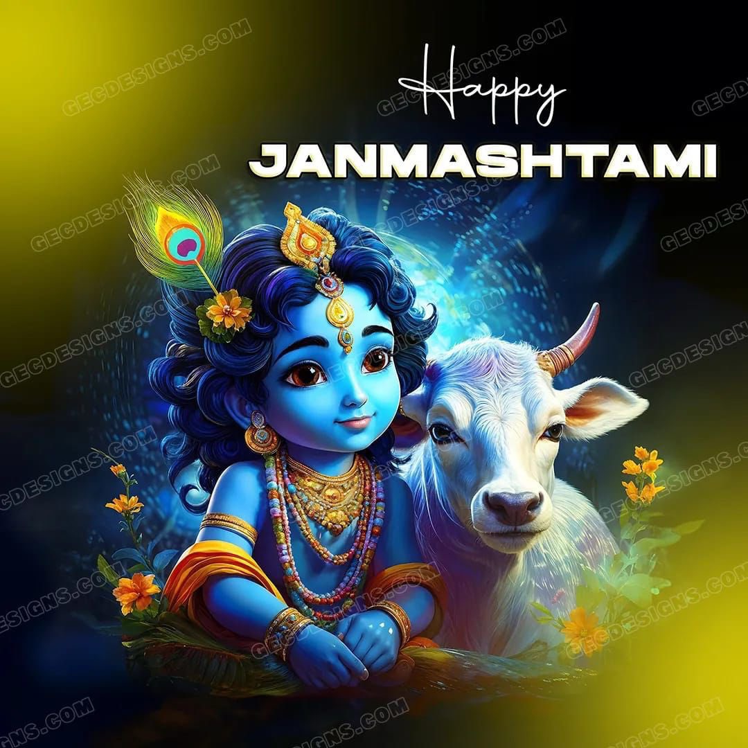 rajeevmishra93's tweet image. श्री कृष्ण गोविन्द हरे मुरारी,
हे नाथ नारायण वासुदेवा ॥

आप सभी को श्रीकृष्ण जन्माष्टमी के पावन पर्व की हार्दिक शुभकामनाएं। देवकीनंदन, भगवान श्रीकृष्ण का दिव्य आशीर्वाद सदा आप सभी के जीवन में प्रेम, सुख और समृद्धि बरसाता रहे।

🌸 जय श्री राधे कृष्णा 🌸#जय_श्री_कृष्ण