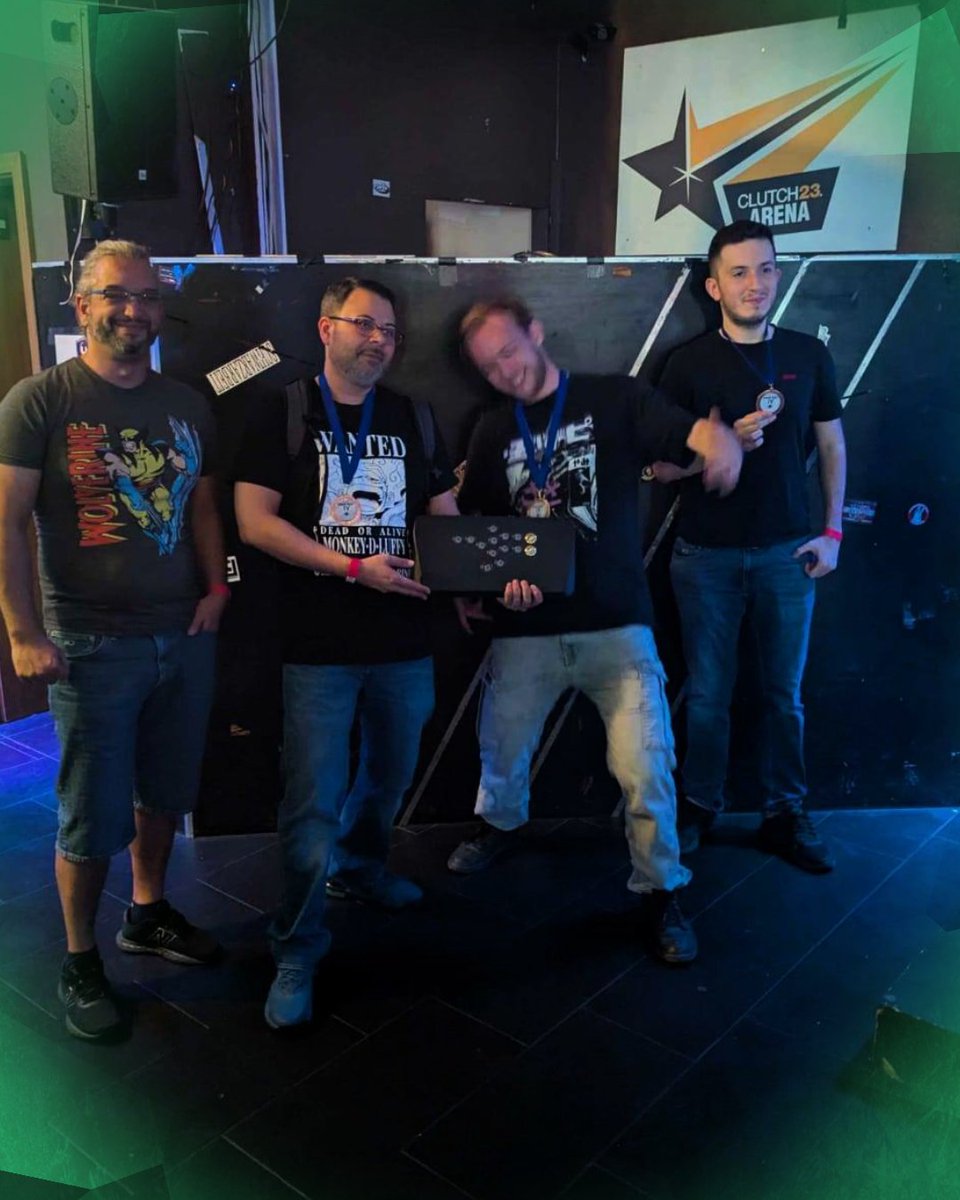 Wir sind nach Stuttgart ins <a href="/clutchunited/">CLUTCH United R.M.</a> gefahren, um gleich an 2 Turnieren teilzunehmen 🤩

<a href="/Zerochel_/">Zerochel</a>  konnte dabei beim Guilty Gear Strive Turnier den 1 Platz belegen 😎

Und <a href="/Babotaku81/">Babotaku</a> beim SF6 Turnier den 2 Platz 🥳

GG &amp; WP an alle die mitgemacht haben 🤗 #Freiburg