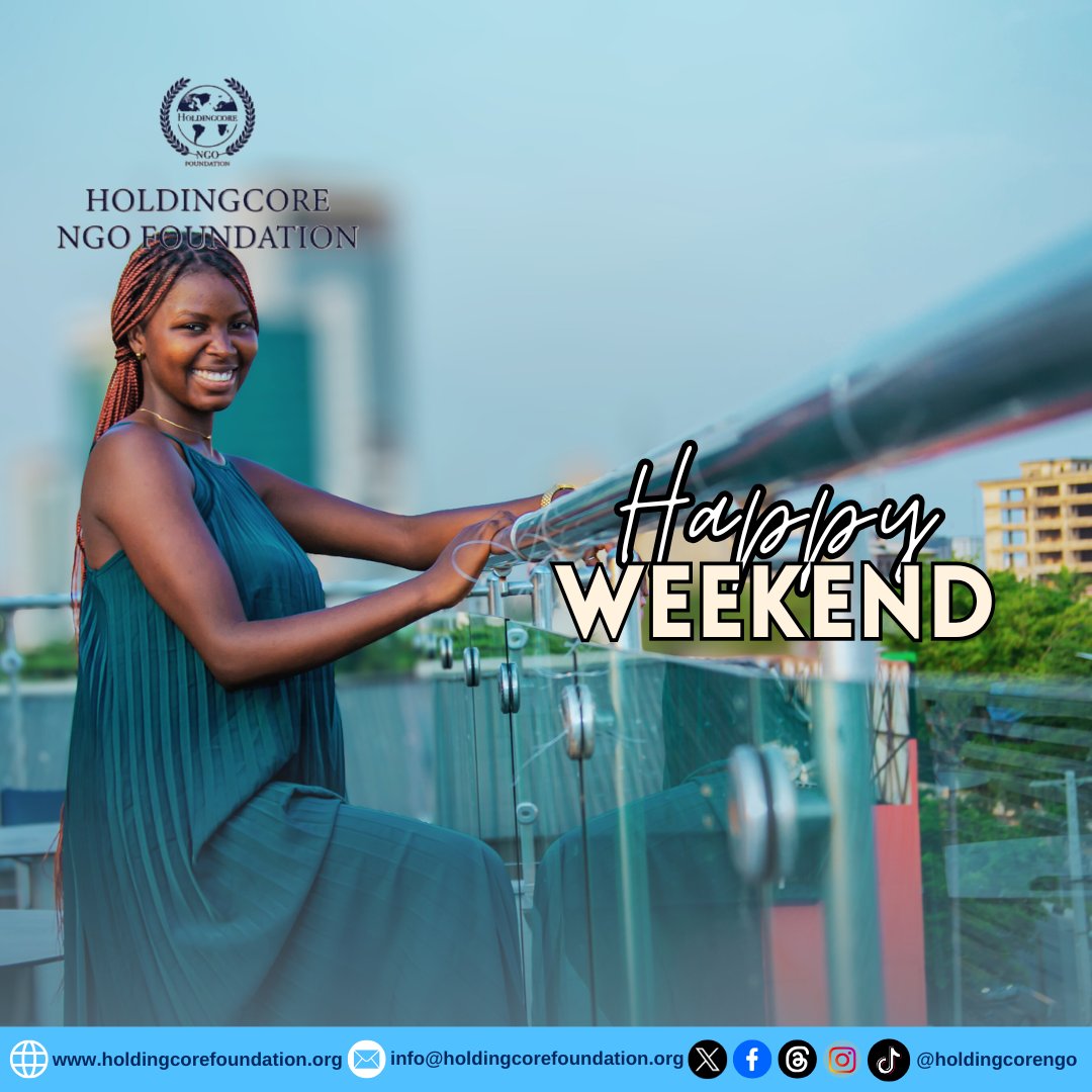 Celebrate the weekend with a smile, good vibes and relaxation.

 #HoldingcoreEMPFoundation #smile #inspiration #weekend