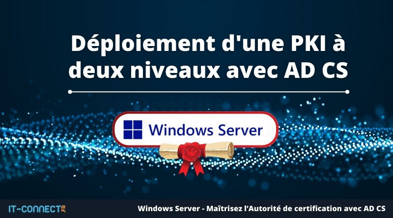 ITConnect_fr's tweet image. 🔎 Windows Server : comment déployer une PKI à deux niveaux avec AD CS ?
👉 La réponse dans ce contenu signé Hugues Moccand : it-connect.fr/modules/ad-cs-…
📘 Retrouvez le cours complet AD CS en libre accès sur IT-Connect : it-connect.fr/cours/ad-cs-au…
#ADCS #WindowsServer #elearning