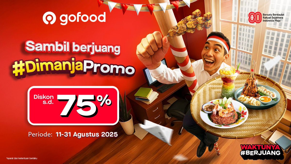 ayyuaspita19's tweet photo. Malam dingin, ayam crispy 75% Off Pakai GoFood jadi teman setia. Kenyang hemat, mood balik lagi ✨ https://t.co/ujwTFrfk9j